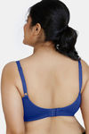 Zivame True Curv Double Layered Non Wired 3/4th Coverage Sag Lift Bra - Sodalite Blue — thumbnail 2